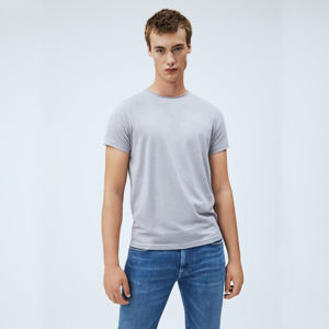 Pepe Jeans pánské světle šedé triko
